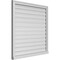 Ekena Millwork Vertical Surface Mount PVC Gable Vent: Functional, w/ 2"W x 2"P Brickmould Sill Frame, 38"W x 38"H GVPVE38X3803SF - alternate 2